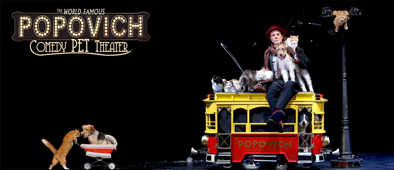 Popovich Comedy Pet Theater Header