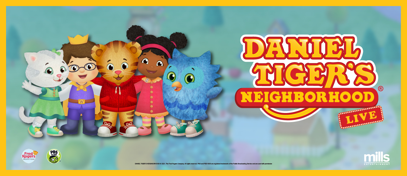 Daniel Tiger's Neighborhood Live 2028 Tour Header